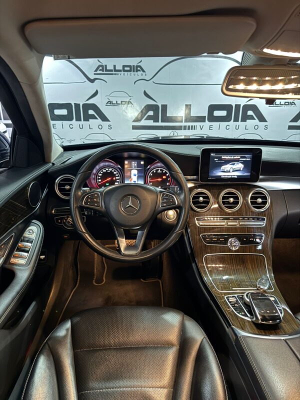 MERCEDES C180 EXCLUSIVE 1.6TURBO FLEX AUT - 2018/2018 com 96.000KM - Image 8