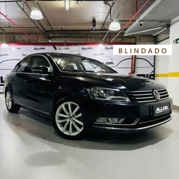 VW PASSAT 2.0TSI AUTOMÁTICO - *BLINDADO NIVEL III-A* - 2014/2015 com 145.000KM