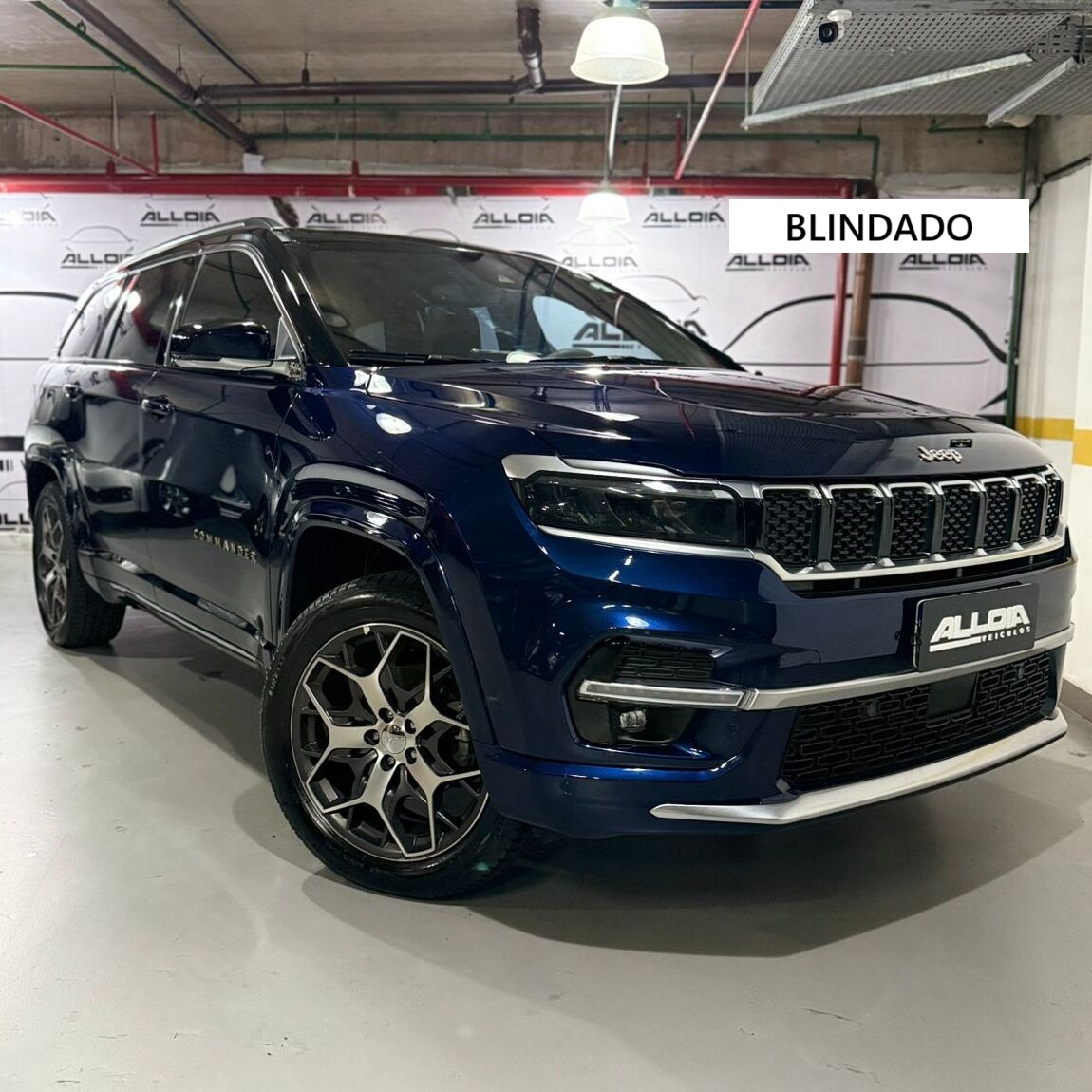 JEEP COMMANDER OVERLAND 1.3TURBO FLEX T270 AUT *BLINDADO NÍVEL III-A* - 2022/2022 com apenas 22.000KM