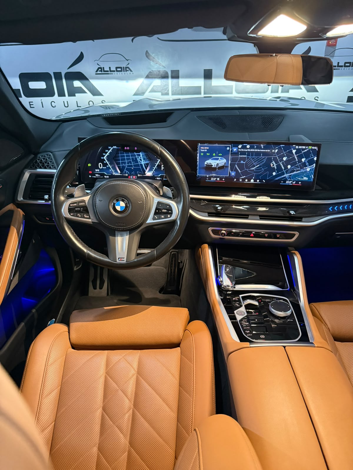 BMW X6 XDRIVE 40i M SPORT 3.0BI-TURBO HÍBRIDO AUT - 2023/2024 com 35.000KM - Imagem 8