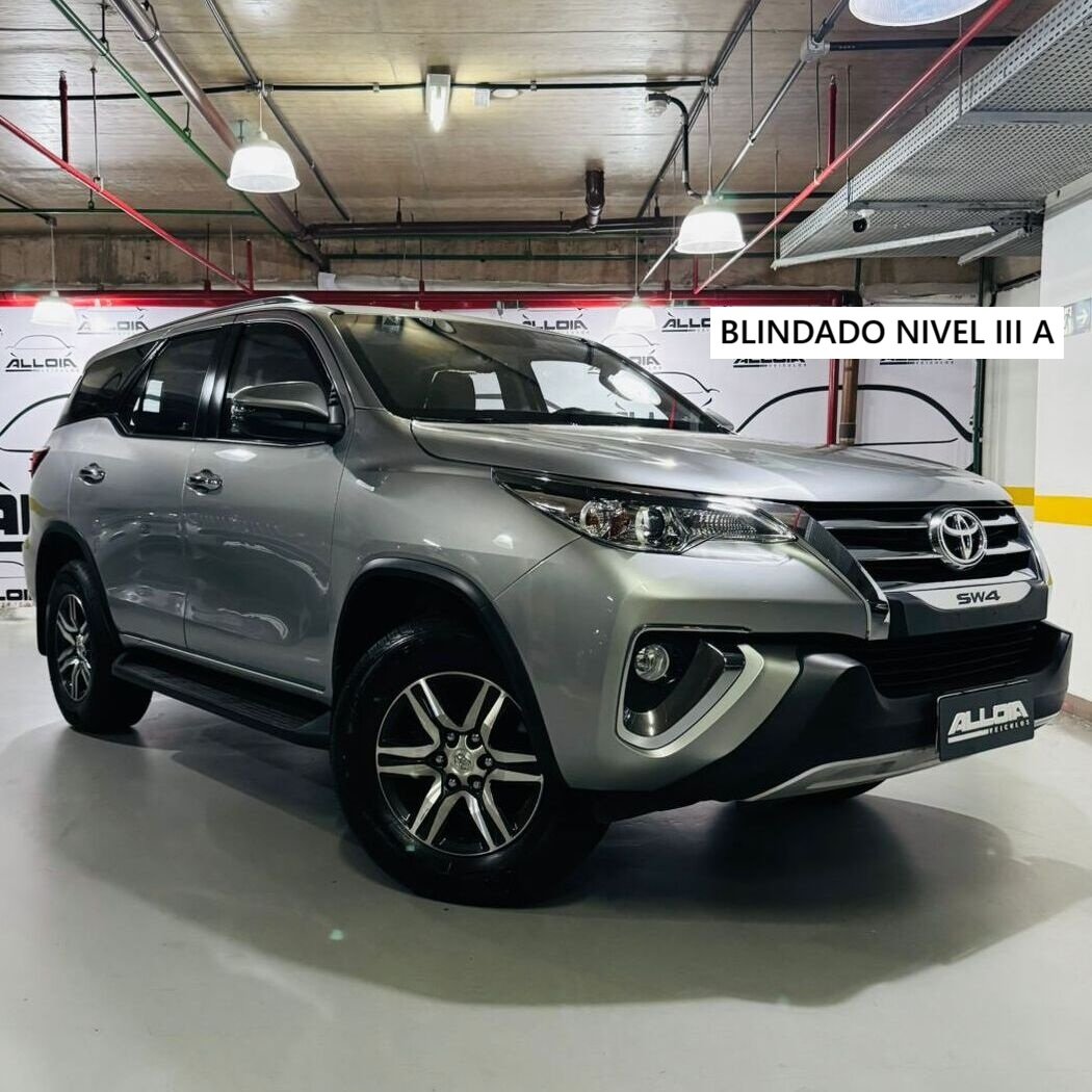 TOYOTA HILUX SW4 SRV 2.7FLEX AUT 07 LUGARES *BLINDADA NÍVEL III-A* - 2018/2019 com apenas 76.000KM